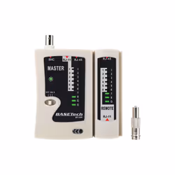 Basetech BT-200 Cable Tester for RJ-45, RJ-11, BNC