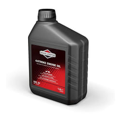 Briggs & Stratton 100006E 4-Stroke Lawn Mower Engine Oil SAE30, 1.4 l, Black, 1.4 Litre