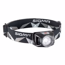 Sigma Sport HEADLED II, Headband flashlight, Black, Plastic, Buttons, IPX4, LED