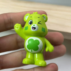 Care Bears surprise collectible figures - 2.5 Inch, Good Luck Bear -PVC