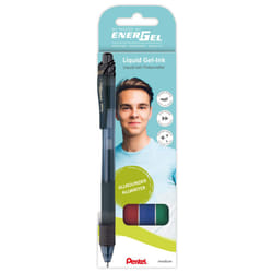 BL107 Energel X 0.7 mm Retractable Pen 4 StÃ¼ck Sortiert Schwarz/Rot/Blau/grÃ¼n