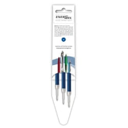 Pentel Refill for Pentel EnerGel Pen 0.7mm Blue 3 Refills Per Wallet (
