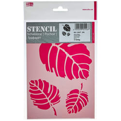 9320728 Stencil Leaves / 3 Designs DIN A 5, 21 x 15 x 1 cm