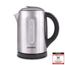 Gastroback Vision Pro electric kettle 1.5 L 2400 W Stainless steel
