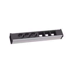 Bachmann Coni, Type J, Black, White, 3 AC outlet(s), 1 pc(s)