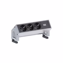 Bachmann 902.4048, Indoor, Black, Grey, 3 AC outlet(s), 230 V, 16 A