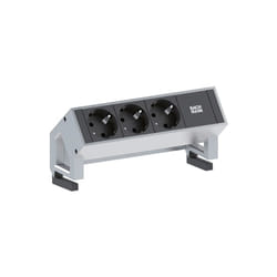 Bachmann 902.4048 power extension 3 AC outlet(s) Indoor Black, Grey