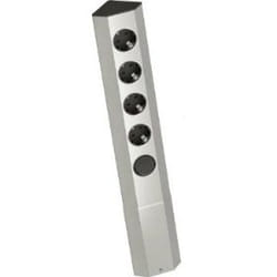 Bachmann 923.007 power extension 2 m 4 AC outlet(s) Indoor Stainless steel