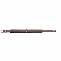 Hunter Collar Basic Black, Brown Faux leather, Leather XS-S Dog Standard collar