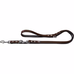 Hunter 46973, Dog, Training lead, Black, Brown, Tape, Monochromatic, Faux leather