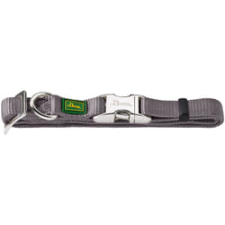 Hunter Vario Basic Alu-Strong Grey Nylon, Plastic Extra large Dog Standard collar