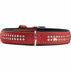 Hunter Softie Deluxe Collar, 35, Red/Black