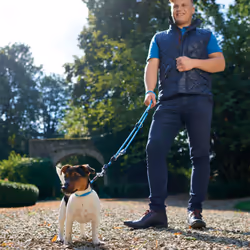 Hunter Training collar Freestyle Teal Leather, Nylon, Polyamide, Rope M Dog
