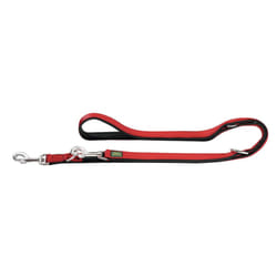 HUNTER Neoprene Nylon Training Lead Rope, 20 x 200 cm, Medium, Red/Black