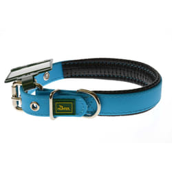 Hunter Convenience Comfort Collar - Neon Turquoise , 20mm x 45cm
