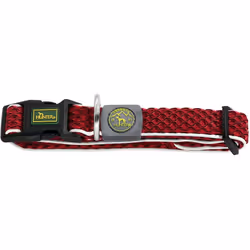 HUNTER Collar Hilo Vario Basic M mesh, red 33-50 cm