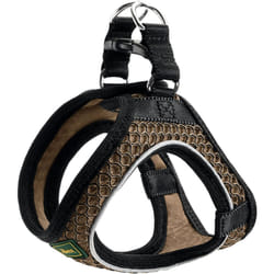 HUNTER HILO COMFORT harness for small dogs, with mesh material and reflective elements,brown,XXS