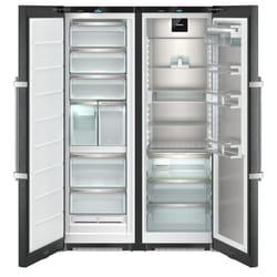 Liebherr XRFbs 5295 Peak side-by-side refrigerator Freestanding 665 L D Black