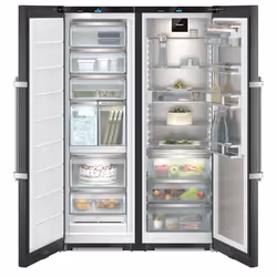 Liebherr XRFbs 5295 Peak side-by-side refrigerator Freestanding 665 L D Black
