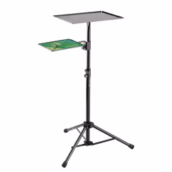 König & Meyer 12150-021-55, Laptop stand, Black, Steel, 10 kg, 710 - 1210 mm, 4.45 kg