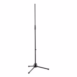 König & Meyer 20120, Straight microphone stand, Tripod base, Black, Steel, 3/8", CE