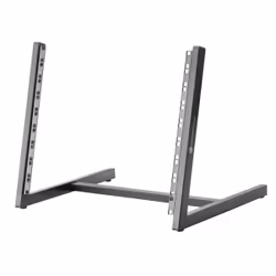 König & Meyer 40900 Rack desk stand, Desk stand, Black, Steel, 8U, 48.3 cm (19"), 437 mm