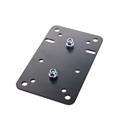 König & Meyer 24352 Adapter panel 1, Adapter panel, Black, König & Meyer, Steel, 150 mm, 95 mm
