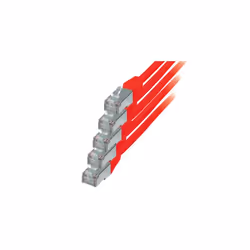S/CONN Cat. 6, S/FTP 1 m, 1 m, Cat6, S/FTP (S-STP), RJ-45, RJ-45, Red