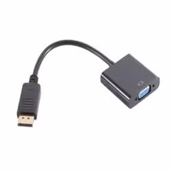 shiverpeaks BS14-05009, VGA (D-Sub), DisplayPort, Male, Female, Gold, Black