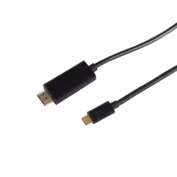 S/CONN 10-56025, 1 m, HDMI Type A (Standard), USB Type-C, Male, Male, Straight