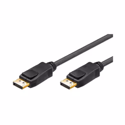 DisplayPort (ST-ST) 3m 4K 1.2 vergoldet Black