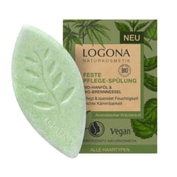 LOGONA Feste Pflege-spülung Bio-hanföl & Bio-brennnessel Non-professional hair conditioner 60 g Unisex