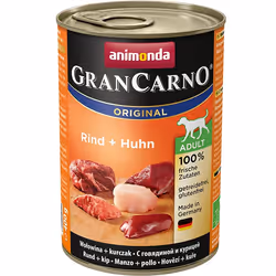 animonda GranCarno Original, Adult, Beef, Chicken, 400 g, Sugar free, Soy free