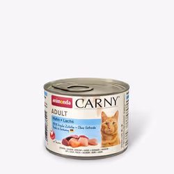 animonda Carny chicken + salmon 200 g, Adult, Any breed, Chicken, Salmon, 200 g, Grain free, Soy free