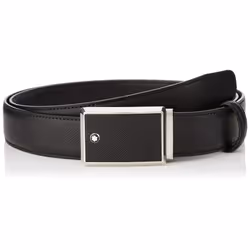 Montblanc Adult's Classic Line Belt Black 120