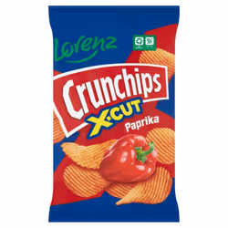 Lorenz Crunchips X-Cut Paprika 75g (Pack of 12)