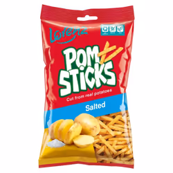Lorenz Snack-World Pomsticks Salted 85g (Pack of 12)