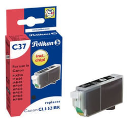 Pelikan 1 Cartridge Ink cartridge Canon PIXMA iP3600, iP4600, iP4700, MP540, MP550, MP560 Black