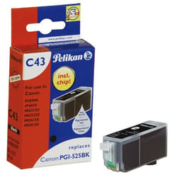 Pelikan C43 Ink cartridge Canon PIXMA iP4850, iP4950, iX6550, MG5150, MG5250, MG5350 Black