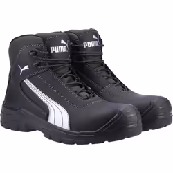 ) Puma Safety Cascades Mid Leather Black Safety Boots - Black, 6.5 (Adults' - Additional view 5