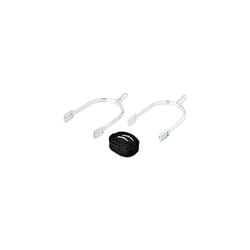 Women's Drop-Shape Spurs With Straps - Metallic, 25 Mm