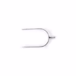 Men's Drop-Shape Spurs With Straps - Metallic, 25 Mm