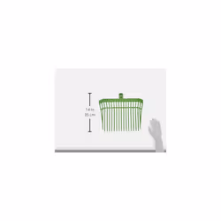 323476 Premium Manure Fork Green