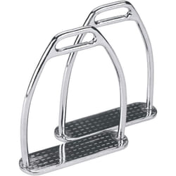Kerbl 32634/1 High Grade Steel Stirrup - Silver, 12 cm