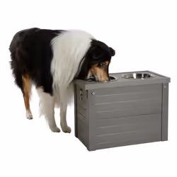 Kerbl ECO dog/cat feeder/waterer Stainless steel Grey Automatic pet feeder & waterer combo - Additional view 4