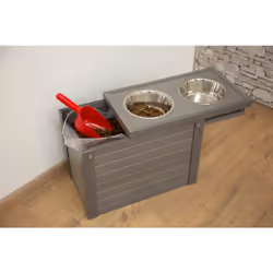 Kerbl ECO dog/cat feeder/waterer Stainless steel Grey Automatic pet feeder & waterer combo - Additional view 6