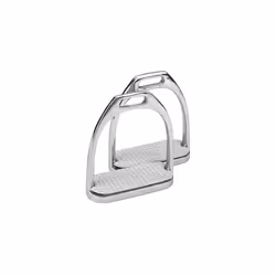 32630 High Grade Steel Stirrup - Silver, 12 cm