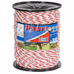 Kerbl Electric Fence Rope Profi PE 500 m Electric Wire Livestock Grazing 59510