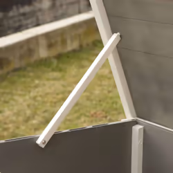 Kerbl ECO Chicken Pen Plastic Grey and White Cage Habitat Aviary House Coop - Additional view 3