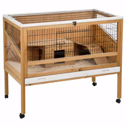 Kerbl Small Animal Cage Indoor Deluxe Wood Rabbit Duck Hen Habitat House 82725